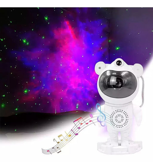 ASTRONAUT BLUTOOTH GALXY PROJECTOR 360° Rotating Nebula Star Projector with Remote Control, Timer & Adjustable Head – LED Space Lamp for Kids’ Bedroom, Gaming Room, Home & Party Décor