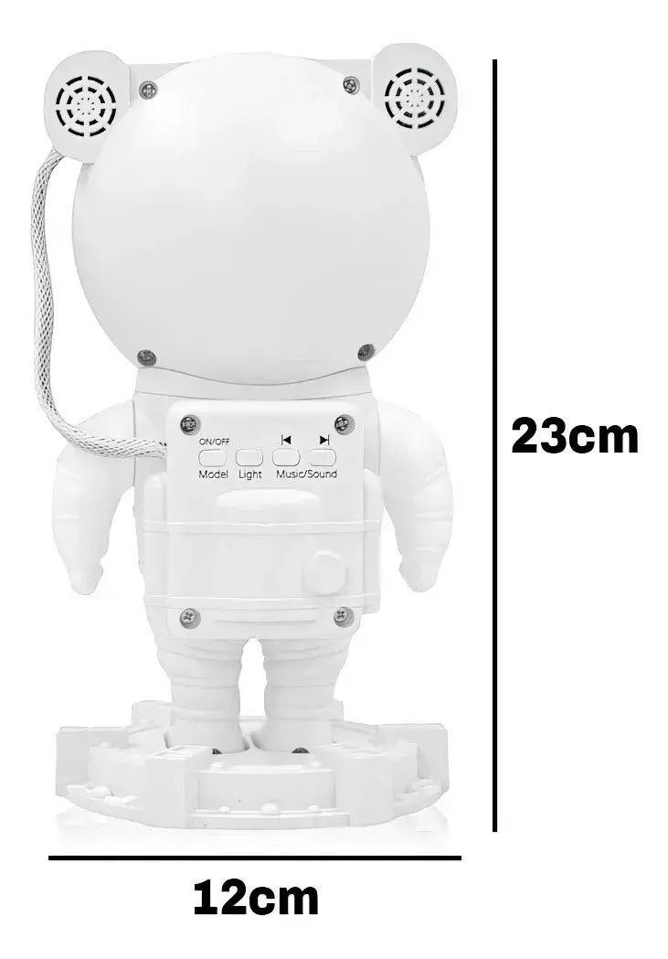 ASTRONAUT BLUTOOTH GALXY PROJECTOR 360° Rotating Nebula Star Projector with Remote Control, Timer & Adjustable Head – LED Space Lamp for Kids’ Bedroom, Gaming Room, Home & Party Décor