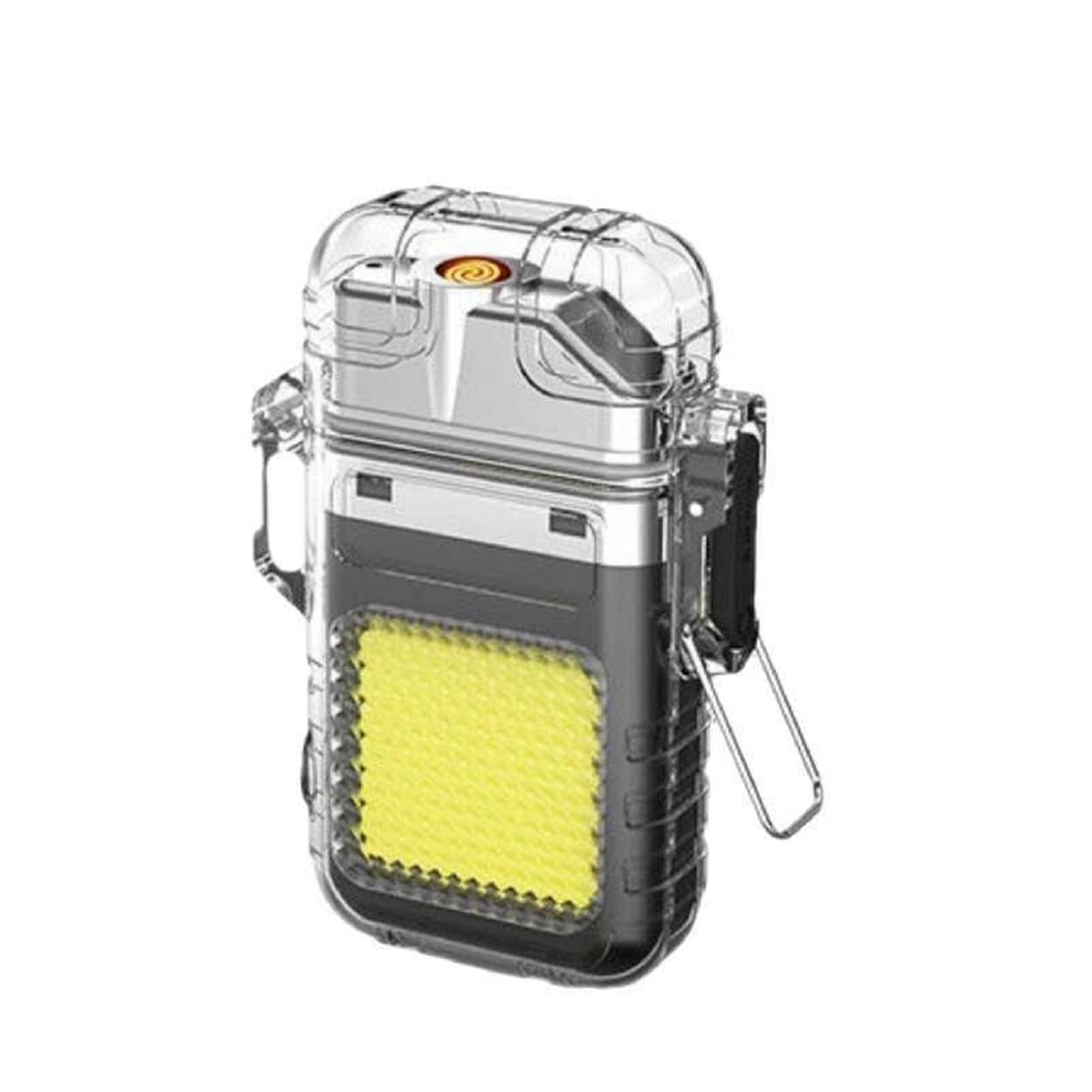 Waterproof Portable Mini LED Flashlight Lighter | USB Rechargeable Keychain Light | Outdoor Camping Emergency LED COB Light | Arc Plasma Lighter | Cigarette Electric Lighter| Electric Lighter