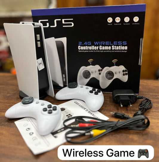 GS5 TV Console  8-Bit Games | USB Wired & Av Output Retro Gaming Console For TV | Classic Retro Game Station For Family Fun